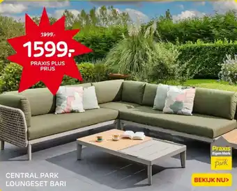 Praxis Central park loungeset bari aanbieding