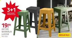 Praxis Keter barkruk lucca aanbieding