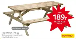 Praxis Picknicktafel aanbieding