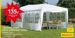 Praxis Central park paviljoentent feria aanbieding