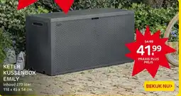 Praxis Keter kussenbox emily aanbieding