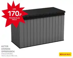Praxis Keter darwin opbergbox aanbieding
