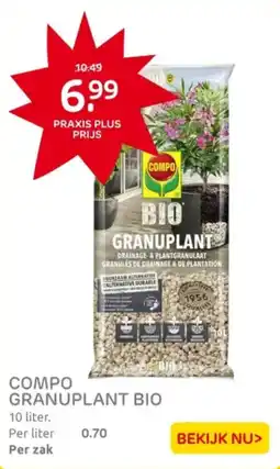 Praxis Compo granuplant bio aanbieding
