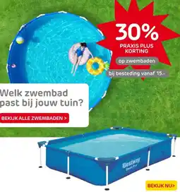 Praxis op zwembaden aanbieding