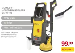 Praxis Stanley hogedrukreiniger SXPW19B aanbieding