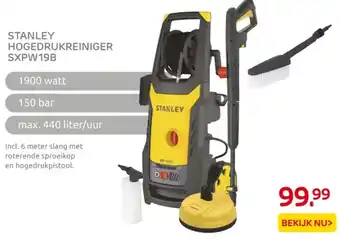 Praxis Stanley hogedrukreiniger SXPW19B aanbieding