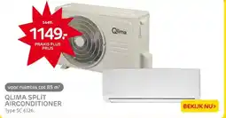 Praxis Qlima split airconditioner aanbieding