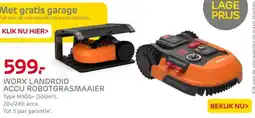 Praxis Worx landroid accu robotgrasmaaier aanbieding