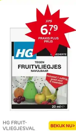 Praxis HG fruit vliegjesval aanbieding
