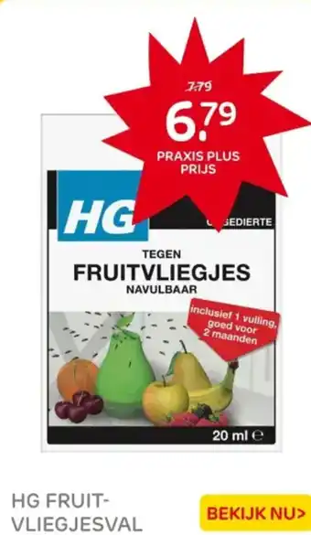 Praxis HG fruit vliegjesval aanbieding