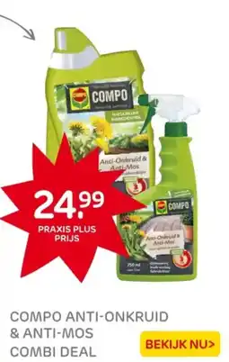 Praxis Compo anti Anti-Onkruid & Anti Mos onkruid aanbieding