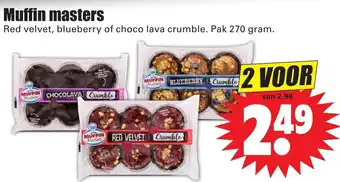 Dirk Muffin masters 270g aanbieding