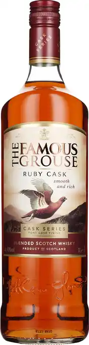 Drankdozijn The Famous Grouse Ruby Cask 1LTR aanbieding