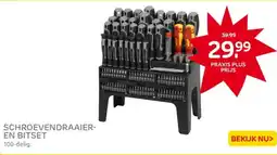 Praxis Schroevendraaier en bitset aanbieding