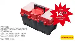 Praxis Patrol gereedschapskoffer formula aanbieding