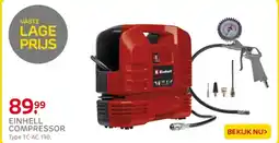 Praxis Einhell compressor aanbieding