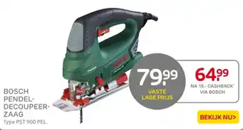 Praxis Bosch pendel decoupeer zaag aanbieding