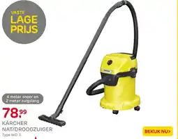 Praxis Kärcher nat droogzuiger aanbieding