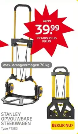 Praxis Stanley opvouwbare steekwagen aanbieding