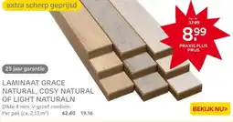 Praxis Laminaat grace natural, cosy natural of light naturaln aanbieding