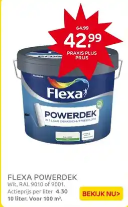Praxis Flexa powerdek aanbieding