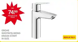 Praxis Grohe wastafelmeng kraan start m-size aanbieding