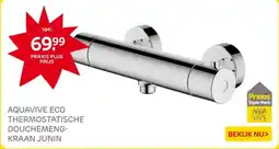 Praxis Aquavive eco thermostatische douchemeng kraan junin aanbieding