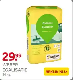 Praxis Weber egalisatie aanbieding