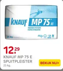 Praxis Knauf mp 75 e spuitpleister aanbieding