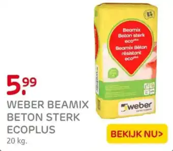 Praxis Weber beamix beton sterk aanbieding