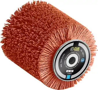 Amazon Nylon schuurborstel Ø 80 mm - L 100 mm voor het verwijderen/ontgrijzen/reinigen aanbieding