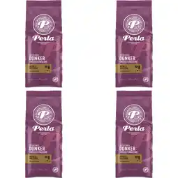 Albert Heijn Perla Huisblends Donker snelfiltermaling 4-pack aanbieding
