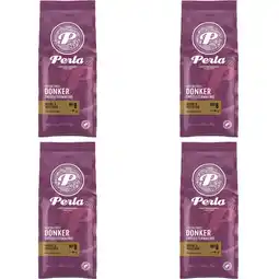 Albert Heijn Perla Huisblends Donker snelfiltermaling 4-pack aanbieding
