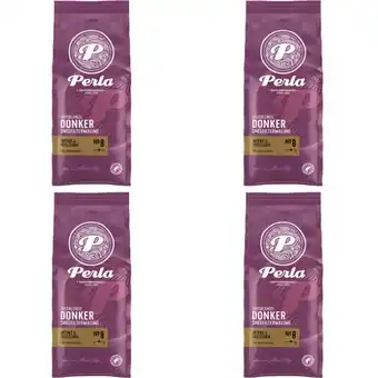 Albert Heijn Perla Huisblends Donker snelfiltermaling 4-pack aanbieding