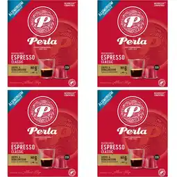 Albert Heijn Perla Huisblends Espresso classic capsules 4-pack aanbieding