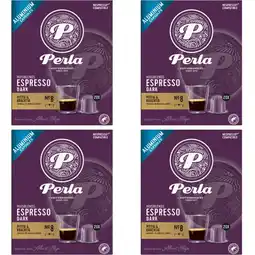 Albert Heijn Perla Huisblends Espresso dark capsules 4-pack aanbieding
