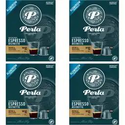 Albert Heijn Perla Huisblends Espresso ristretto capsules 4-pack aanbieding