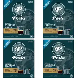 Albert Heijn Perla Huisblends Espresso ristretto capsules 4-pack aanbieding