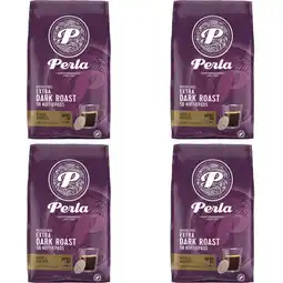 Albert Heijn Perla Huisblends Extra dark roast koffiepads 4-pack aanbieding