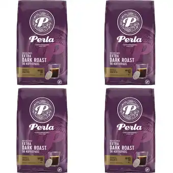 Albert Heijn Perla Huisblends Extra dark roast koffiepads 4-pack aanbieding