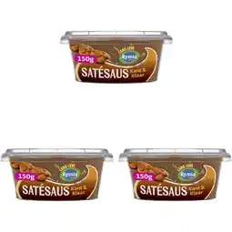 Albert Heijn Remia Satésaus kant en klaar 3-pack aanbieding