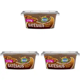 Albert Heijn Remia Satésaus kant en klaar 3-pack aanbieding