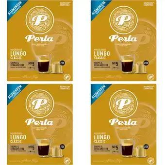 Albert Heijn Perla Huisblends Lungo classic capsules 4-pack aanbieding