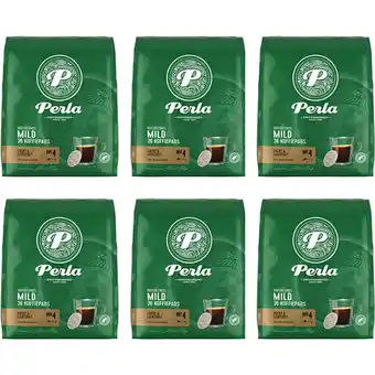 Albert Heijn Perla Huisblends Mild koffiepads 6-pack aanbieding