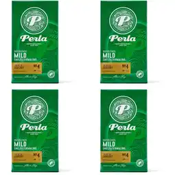Albert Heijn Perla Huisblends Mild snelfiltermaling 4-pack aanbieding