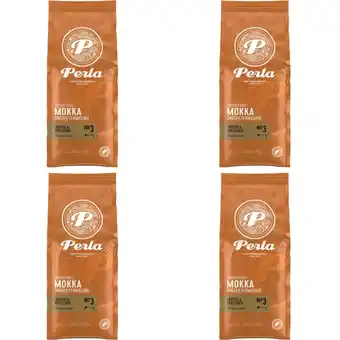 Albert Heijn Perla Huisblends Mokka snelfiltermaling 4-pack aanbieding