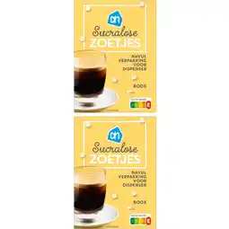 Albert Heijn AH Sucralose zoetjes navul 2-pack aanbieding