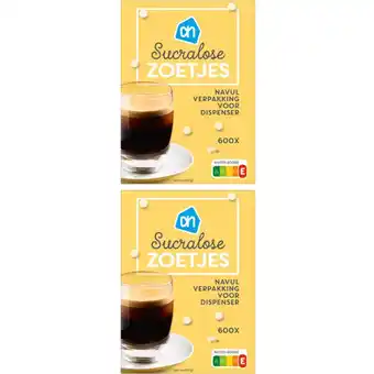 Albert Heijn AH Sucralose zoetjes navul 2-pack aanbieding