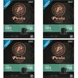 Albert Heijn Perla Superiore Finest espresso forte capsules 4-pack aanbieding