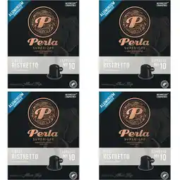 Albert Heijn Perla Superiore Finest ristretto capsules 4-pack aanbieding